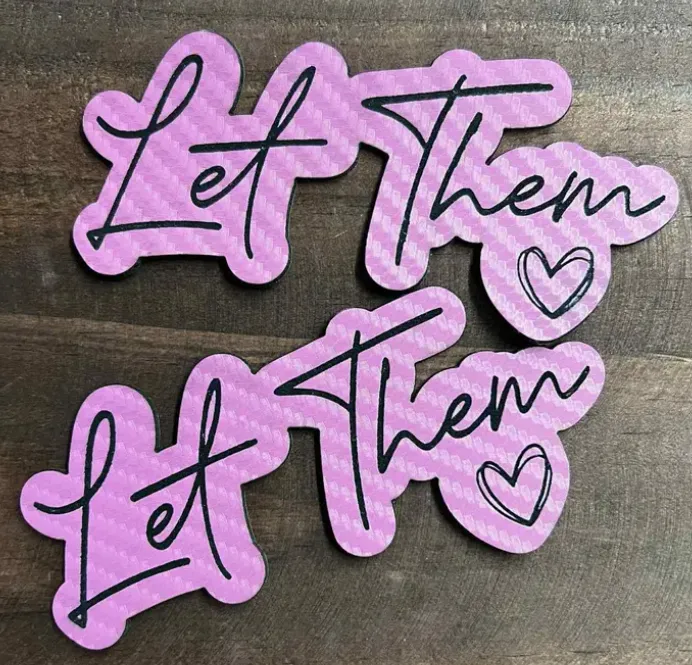 "Let Them" Leather Patch by When Pigs Fly Goods