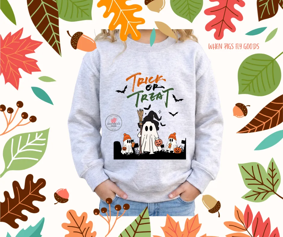 YouthTrick or Treat Sweatshirt by When Pigs Fly Goods