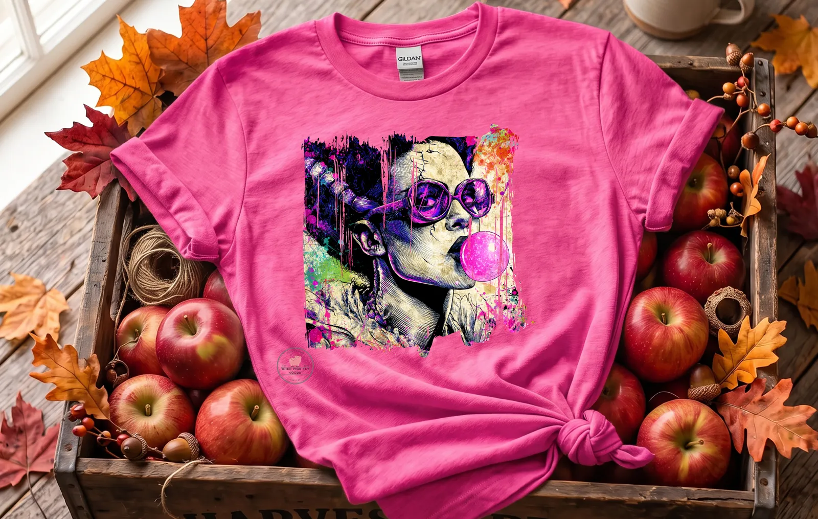 The Bride Bubblegum Halloween Tee by When Pigs Fly Goods