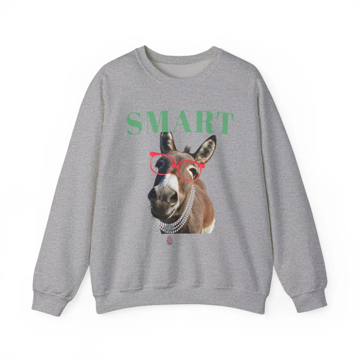 Smart A** Donkey Sweatshirt by When Pigs Fly Goods