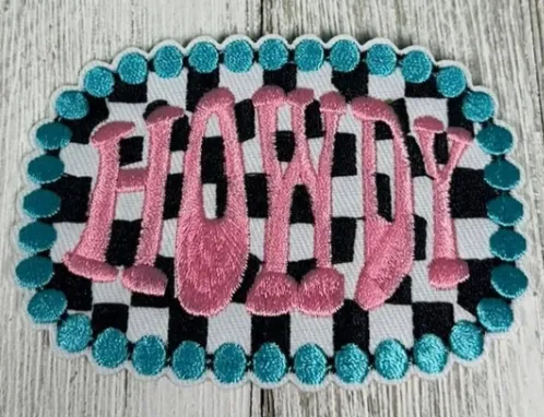 "Howdy" Patch by When Pigs Fly Goods